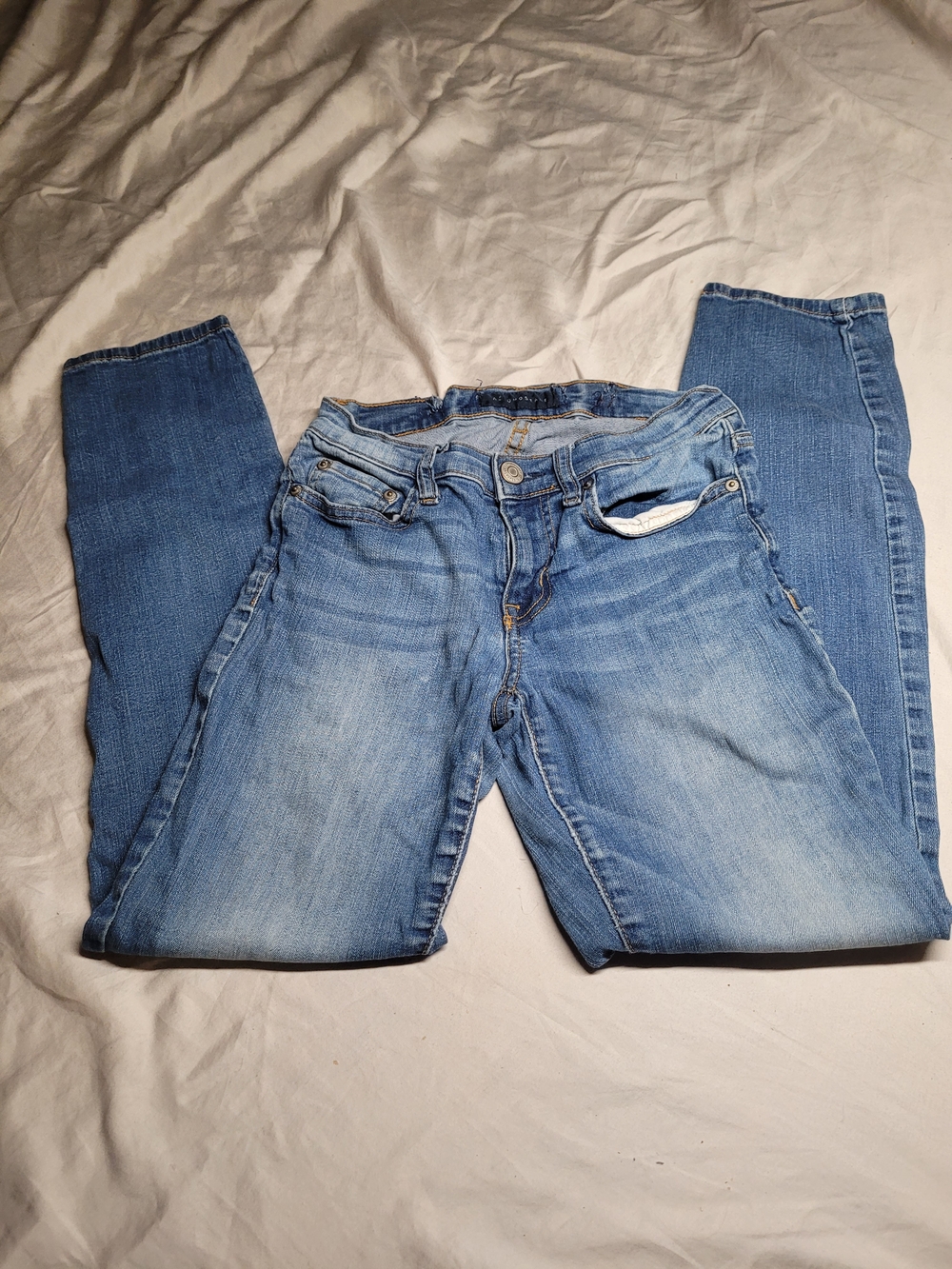 Aeropostale 2 Short Skinny Jeans Blue Size